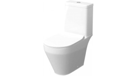 Унитаз напольный Керамин Бари R МЛ 2-режим (с жестким сиденьем Slim и микролифтом)