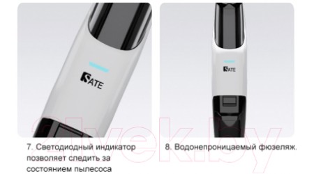 Вертикальный пылесос Sate R-500 (белый)
