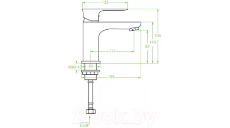 Смеситель Laveo Raila BLL022D 