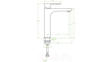 Смеситель Laveo Raila BLL72ND 