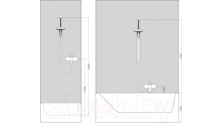 Душевой гарнитур Hansgrohe Raindance 26626000