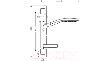 Душевой гарнитур Hansgrohe Raindance Select 150 27803000