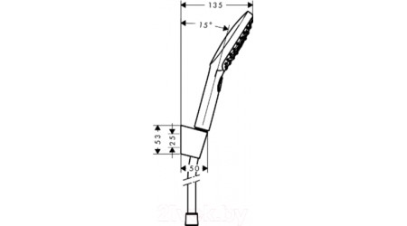 Душевой гарнитур Hansgrohe Raindance Select E 120 26720000