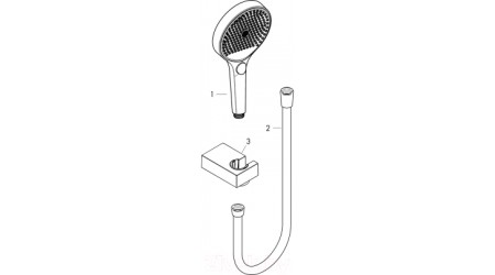Душевой гарнитур Hansgrohe Rainfinity 26852000