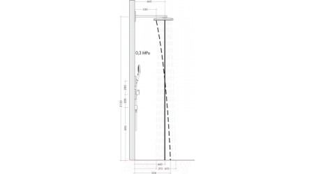 Верхний душ Hansgrohe Rainmaker Select 460 3jet 24007400