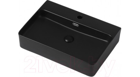 Умывальник Abber Rechteck AC2201MB (черный матовый)