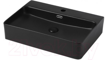 Умывальник Abber Rechteck AC2201MB (черный матовый)