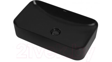 Умывальник Abber Rechteck AC2204MB (черный матовый)