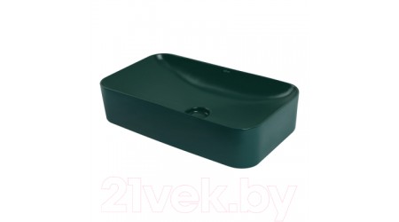 Умывальник Abber Rechteck AC2204MDG (зеленый матовый)