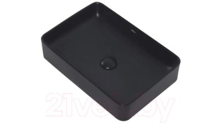 Умывальник Abber Rechteck AC2207MB (черный матовый)