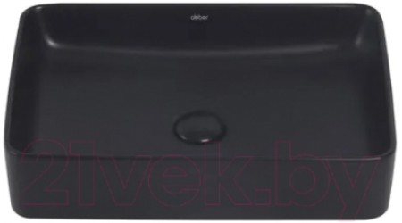 Умывальник Abber Rechteck AC2207MB (черный матовый)