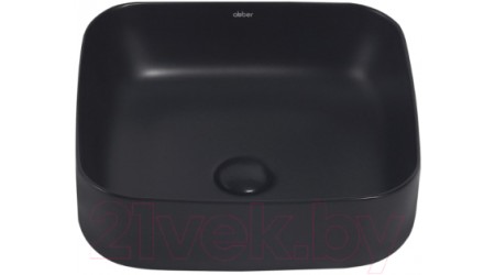 Умывальник Abber Rechteck AC2211MB (черный матовый)