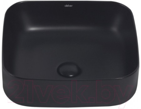 Умывальник Abber Rechteck AC2211MB (черный матовый)