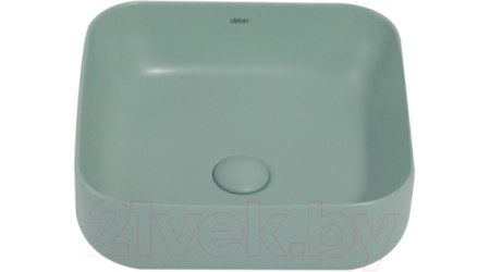 Умывальник Abber Rechteck AC2211MCG (светло-зеленый матовый)