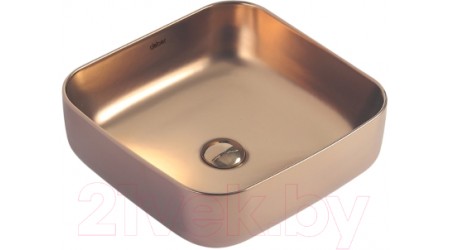 Умывальник Abber Rechteck AC2211MRG (розовое золото матовый)