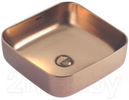 Умывальник Abber Rechteck AC2211MRG (розовое золото матовый)