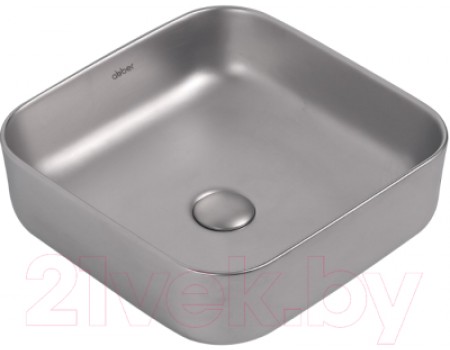 Умывальник Abber Rechteck AC2211MS (серебро матовый)