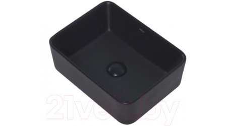 Умывальник Abber Rechteck AC2213MB (черный матовый)