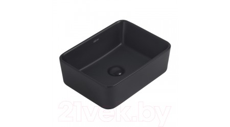 Умывальник Abber Rechteck AC2213MB (черный матовый)