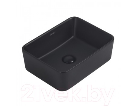Умывальник Abber Rechteck AC2213MB (черный матовый)