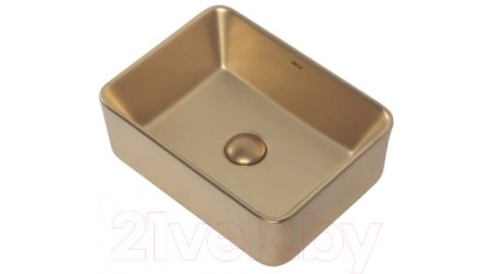 Умывальник Abber Rechteck AC2213MMG (золото матовый)