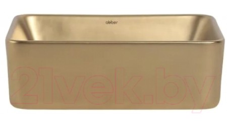 Умывальник Abber Rechteck AC2213MMG (золото матовый)