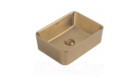 Умывальник Abber Rechteck AC2213MMG (золото матовый)