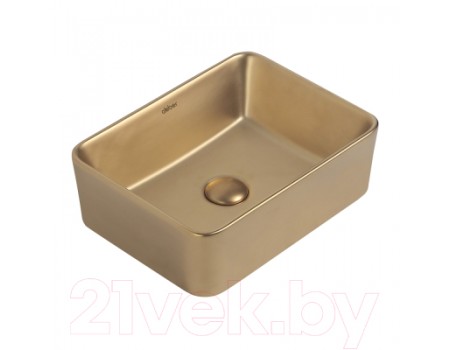 Умывальник Abber Rechteck AC2213MMG (золото матовый)