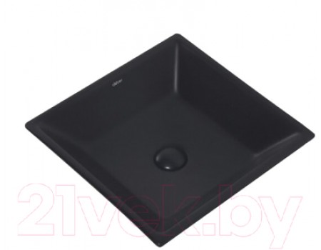 Умывальник Abber Rechteck AC2214MB (черный матовый)