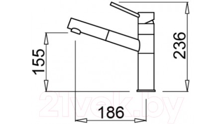 Смеситель Elleci Reno (Cemento G48) 