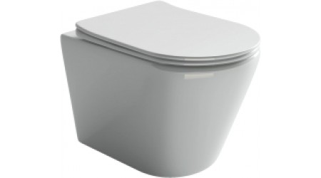 Унитаз подвесной Ceramica Nova Rimless CN1804 (с крепежом и сидением)