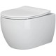Унитаз подвесной Ceramica Nova Rimless CN3001 (с сидением и крышкой дюропласт)