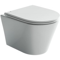 Унитаз подвесной Ceramica Nova Rimless CN3011 (с крепежом и сидением)