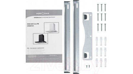 Вытяжка Т-образная Krona Rina 600 Black PB / КА-00005483