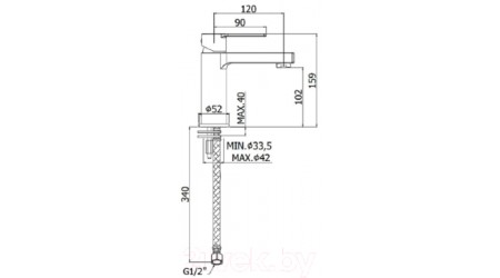 Смеситель Paffoni Ringo RIN071CR3 