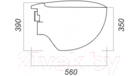 Унитаз подвесной Sanita Luxe Ringo RNGSLWH0104