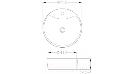 Умывальник Invena Rondi CE-20-001-W