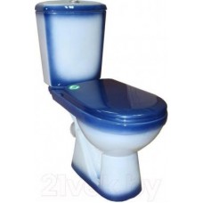 Унитаз напольный Rosa Комфорт (синий)