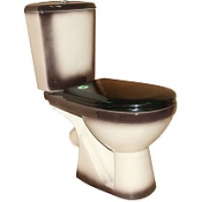 Унитаз напольный Rosa Комфорт (черный)