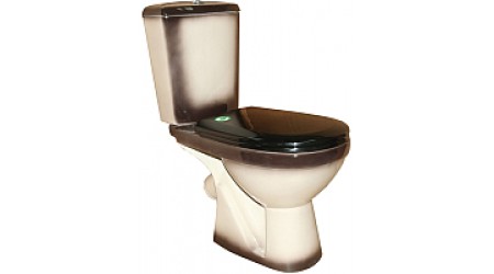 Унитаз напольный Rosa Комфорт (черный)