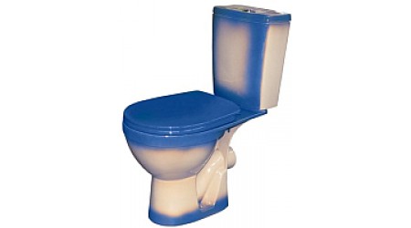 Унитаз напольный Rosa Рио (синий)