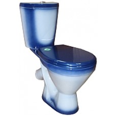 Унитаз напольный Rosa Элегант (синий)