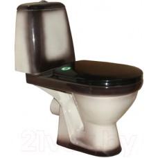 Унитаз напольный Rosa Премьер (черный)