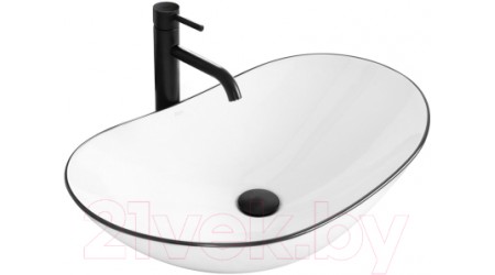 Умывальник REA Royal Black Edge 8569
