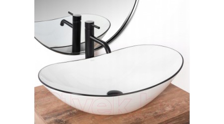 Умывальник REA Royal Black Edge 8569