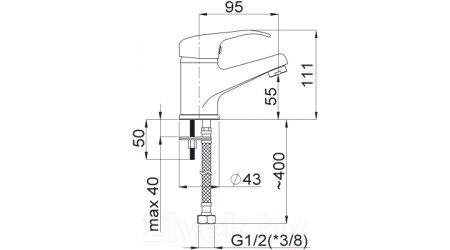 Смеситель Rubineta Yuta Y-18 Mars 
