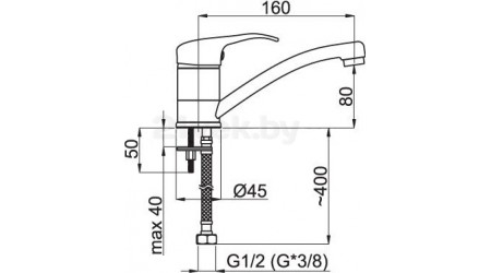 Смеситель Rubineta Yuta Y-19 Mars 