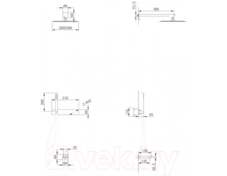 Душевая система Abber Rund AF8717NG (никель)