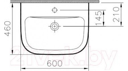 Умывальник VitrA S20 60x46 / 5503B003-0001