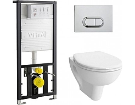 Унитаз подвесной с инсталляцией VitrA S20 Rim-Ex / 9004B003-7202